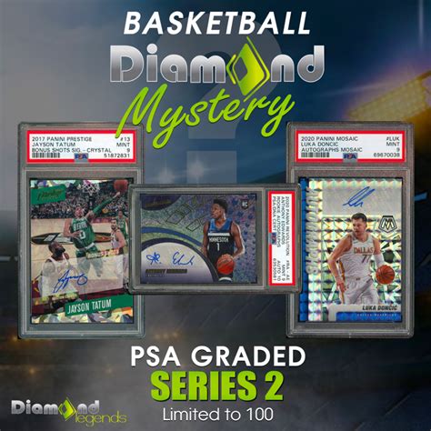 Diamond Mystery Presents Psa Mystery Box Basketball Series Mystery