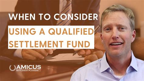 When To Consider Using A Qualified Settlement Fund Youtube