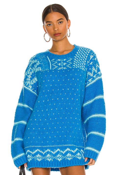 Free People Snow Day Pullover In Frozen Lake REVOLVE