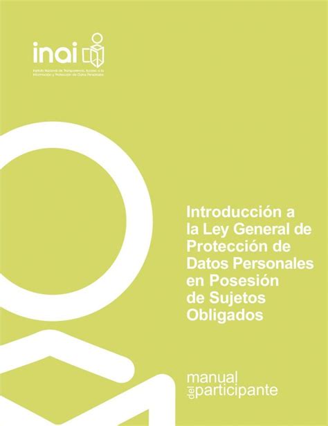 Pdf Introducci N A La Ley General De Protecci N De Datos Ley