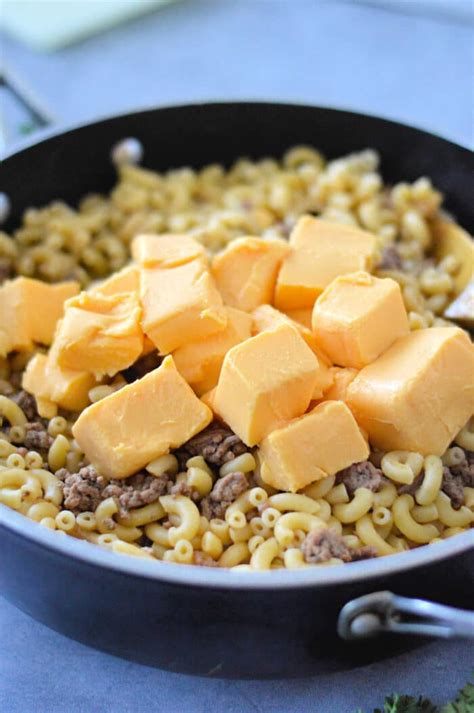 Velveeta Hamburger Helper Homemade Cheeseburger Helper