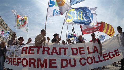 Moindre Mobilisation Pour La Deuxième Grève Contre La Réforme Du Collège Ladepechefr