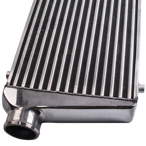 Universal Aluminum Front Mount Turbo Intercooler 600 X 300 X76mm 3