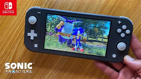 Sonic Frontiers Nintendo Switch Lite Gameplay Part Youtube