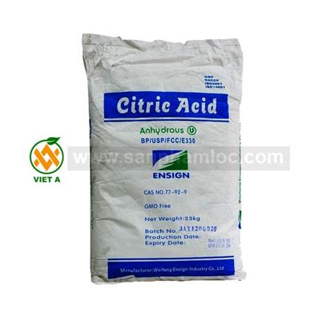 Acid Citric Khan Anhydrous C6h8o7 Weifang Food Grade Trung Quốc China