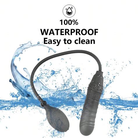 Modelo Inflável de PVC Dildo Peniano Posterior Plugue Anal SM Brinquedos Sexuais Duas Cores