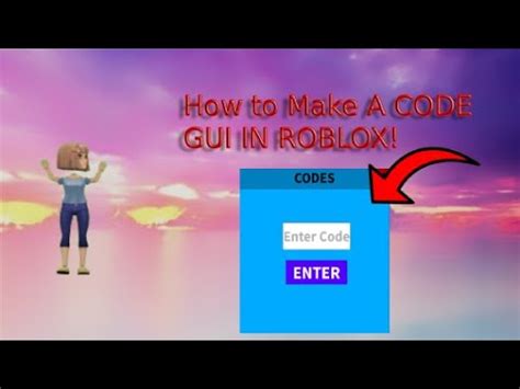 How To Make A Code GUI IN ROBLOX YouTube