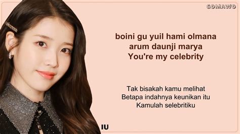 Iu Celebrity Easy Lyrics Indo Sub By Gomawo Youtube