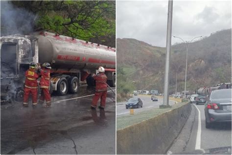 Se Incendi Una Gandola Cargada De Combustible En La Autopista Gma