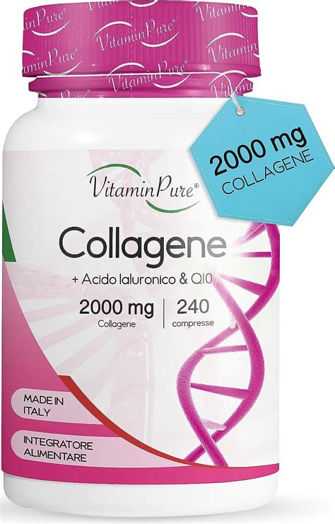 Vitaminpure Collagene Idrolizzato Mg Alto Dosaggio Compresse