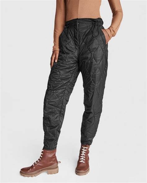 Rudy Quilted Nylon Jogger Women Pants And Shorts Rag And Bone