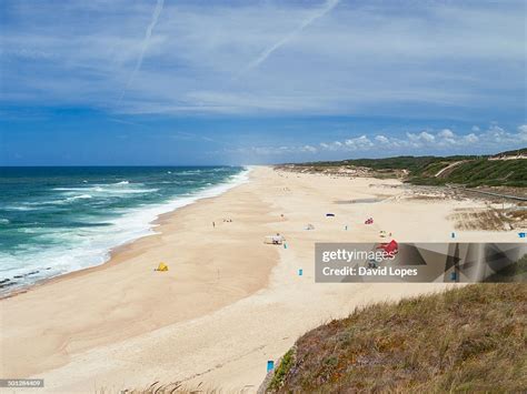 Nazare Beach High-Res Stock Photo - Getty Images