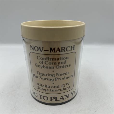 Vintage Pioneer Seed Plastic Thermo Serv Coffee Cup Helping You Plan