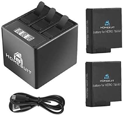 Homesuit Replacement Batteries Pack And Channel Lcd Usb Storage