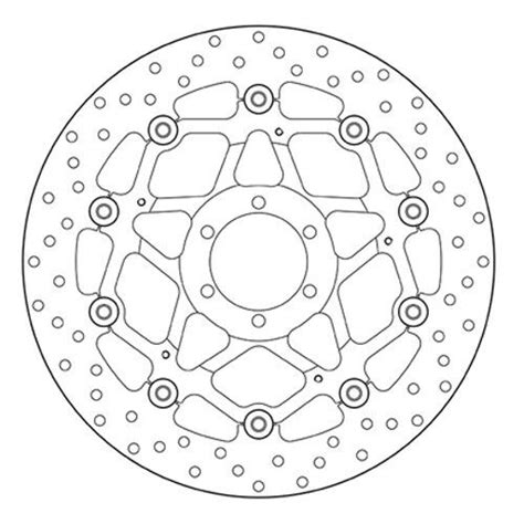 Paar Scheiben Vorne BREMBO Serie Gold Schwimmende Aprilia 1000 RSV 1998