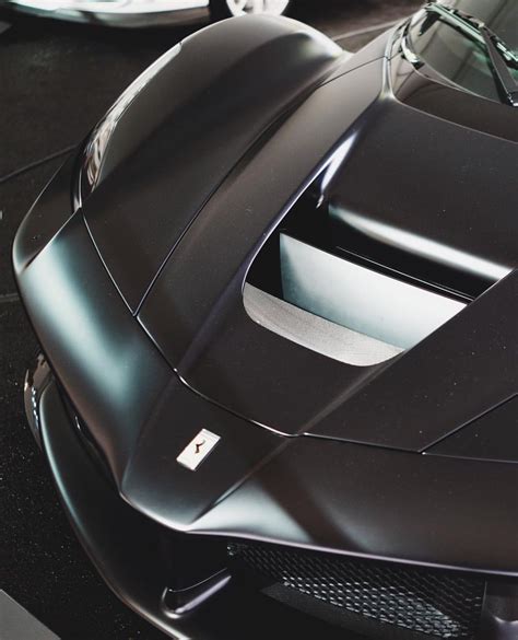 Matte black LaFerrari | Matte black, Black, Car