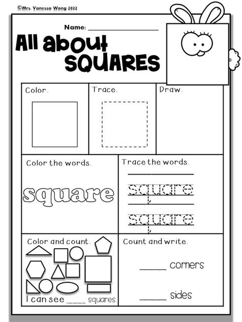 Math Worksheets 2d And 3d Shapes Activities And Worksheets Etsy