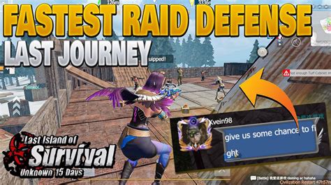 FASTES ONLINE RAID DEFENSE LAST JOURNEY ON STANDARD LAST ISLAND OF