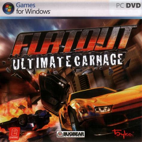 Flatout Ultimate Carnage Windows Box Cover Art Mobygames