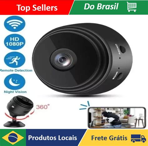 Mini Micro Câmera Ip Espiã Wifi Completo Hd Segurança Câmera Ip