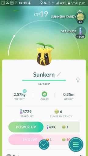 Sunkern Pokemon Go Amino