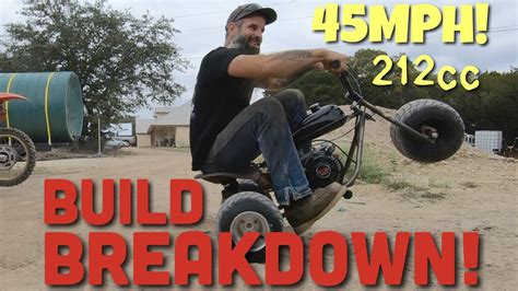 Predator Ghost Powered Trike Built From Scratch Youtube