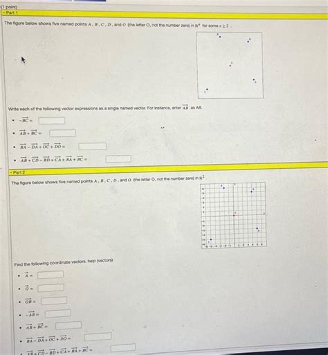 Solved 1 Point Part 1 The Figure Below Shows Five Named