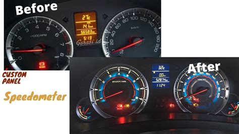 CUSTOM SPEEDOMETER Swift Ertiga Cara Ganti Panel Speedometer Swift