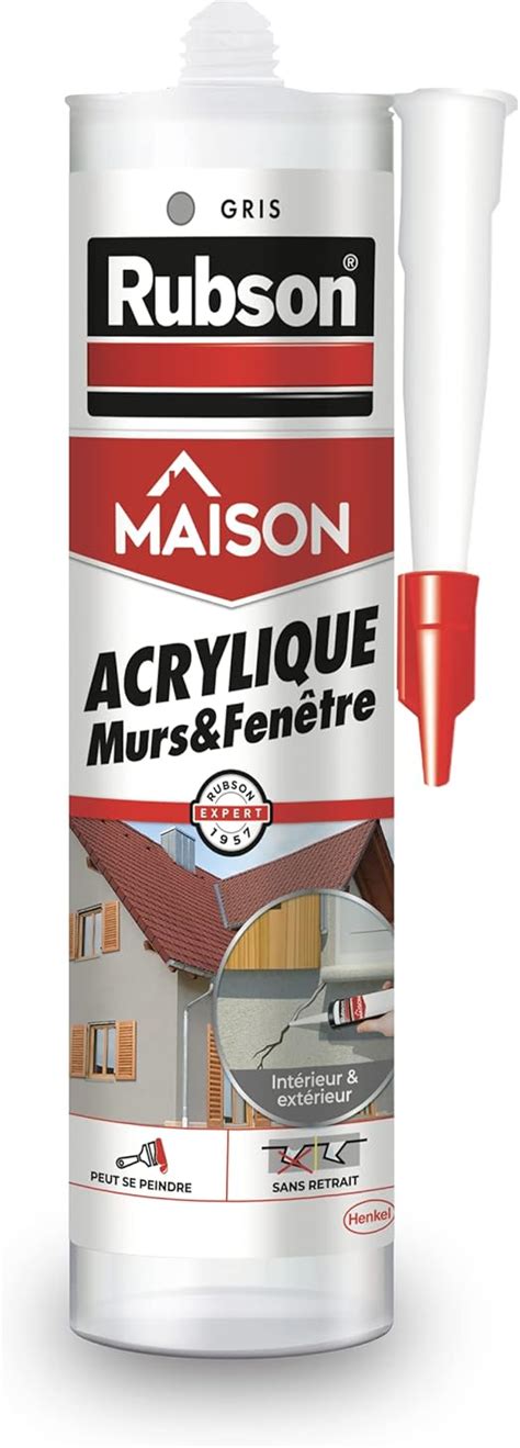 Rubson Mastic Perfect Home Acrylique Murs Fen Tres Mastic Acrylique