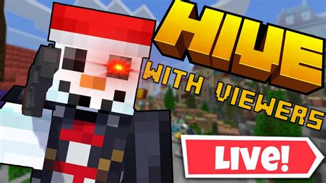 Minecraft Hive Live 3 Hours Minecraft Hive Mini Games Playing With