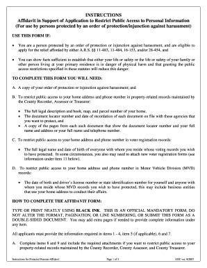 Affidavit Of Support Instructions Forms And Templates Fillable