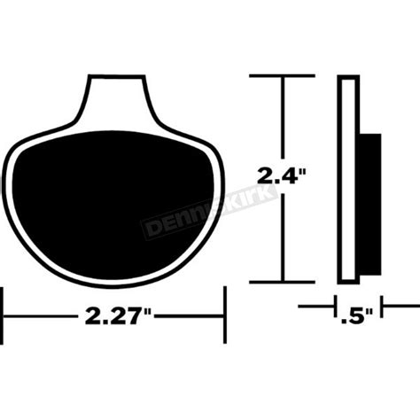 Drag Specialties Semi Metallic Brake Pads Ds 325007 Dennis Kirk