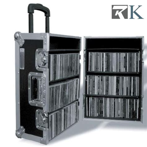 Citronic Aluminum Cd Flight Case With Lockable Latches