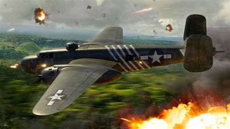 B25 Bomber Wallpaper