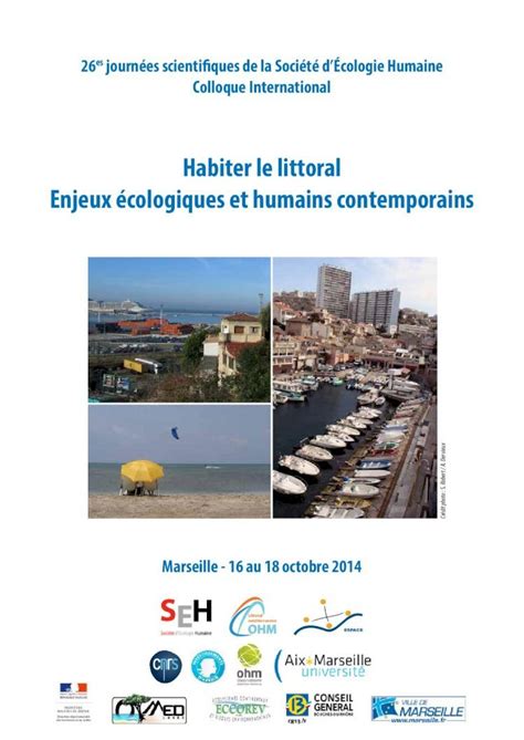 Pdf Habiter Le Littoral Enjeux Cologiques Et Humains