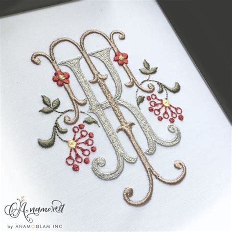 Interlocking K And T Embroidery Monogram Design For Machine Embroidery