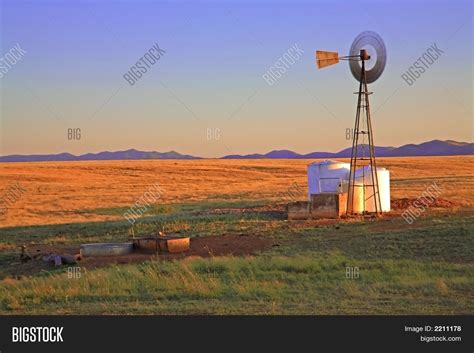 Rural Windmill Image & Photo (Free Trial) | Bigstock