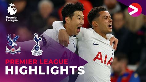 WAT EEN SPANNENDE SLOTFASE Crystal Palace Tottenham Premier