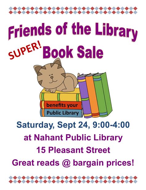 Friends Super Book Sale Nahant Public Library