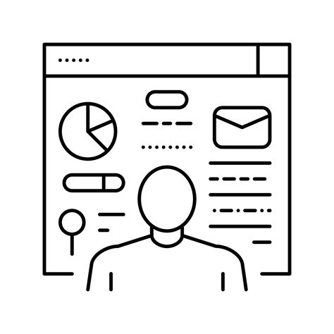 increased brand awareness marketing line icon vector illustration