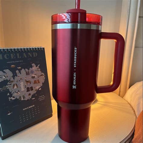 Starbucks x Stanley Red Stanley Cup Limited Edition,... - Depop