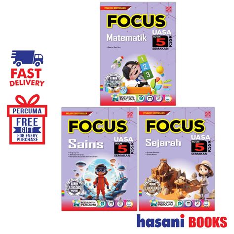 Hasani Pelangi Buku Rujukan Focus UASA KSSR Semakan Tahun 5 Shopee