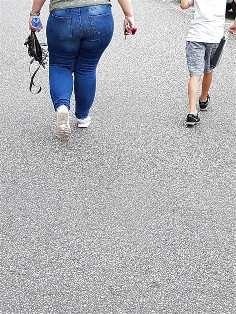 Bbw Milf With Thick Legs And Butt In Tight Jeans Photo