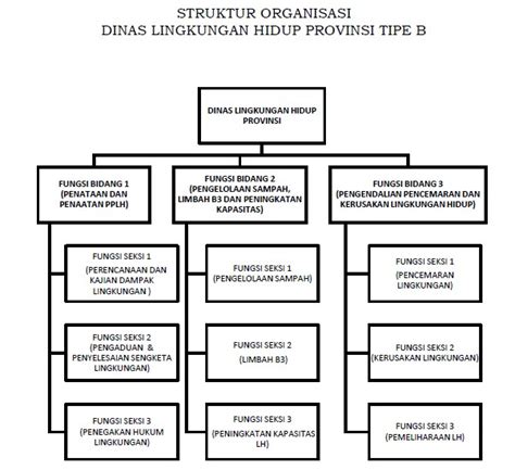 Struktur Organisasi Dinas Lingkungan Hidup Artikel Lhk