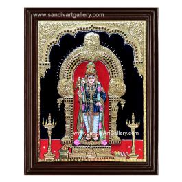 Shop Online Murugar Semi Embossed Tanjore Painting Free Shipping