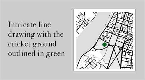 Eden Gardens Cricket Stadium Map Print | Etsy