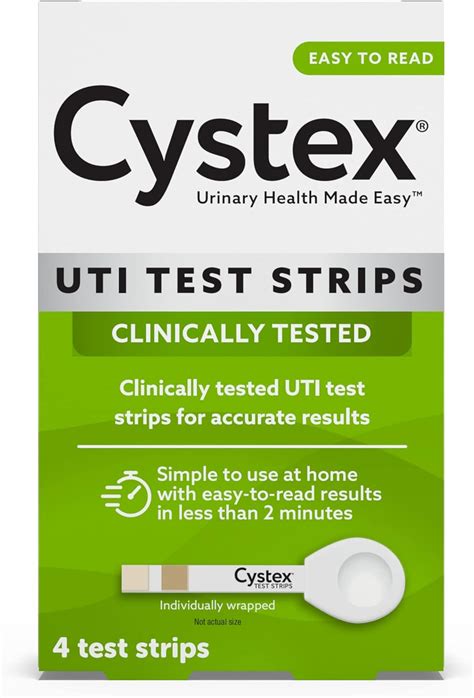 Amazon Cystex Urinary Tract Uti Test Strips For Women Men Fsa