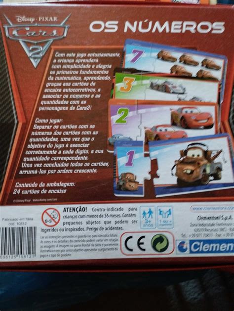 Puzzle números Disney cars Poiares Santo André OLX Portugal