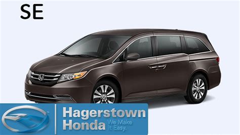 2016 Honda Odyssey Se Colors Hagerstown Honda Youtube