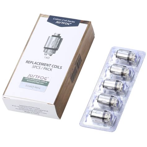 Justfog Q16 Pro Occ Coil Serie 5er Pack Verdampferköpfe Jetzt Kaufen